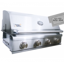 HOME E GRILL SMART - 4 Queimadores - 100% INOX 304 - atende 25 pessoas