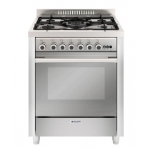 Fogo Matrix Glem 5 Bocas com Forno Gs 70 Litros Inox 70cm 220V  GLMMQ7612VI