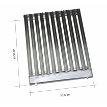 GRELHA ARGENTINA DUPLA HOME E GRILL INOX 304 linha Premium