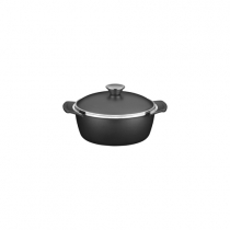 MINI COCOTTE TRAMONTINA LYON PRETO COM TAMPA 10 CM